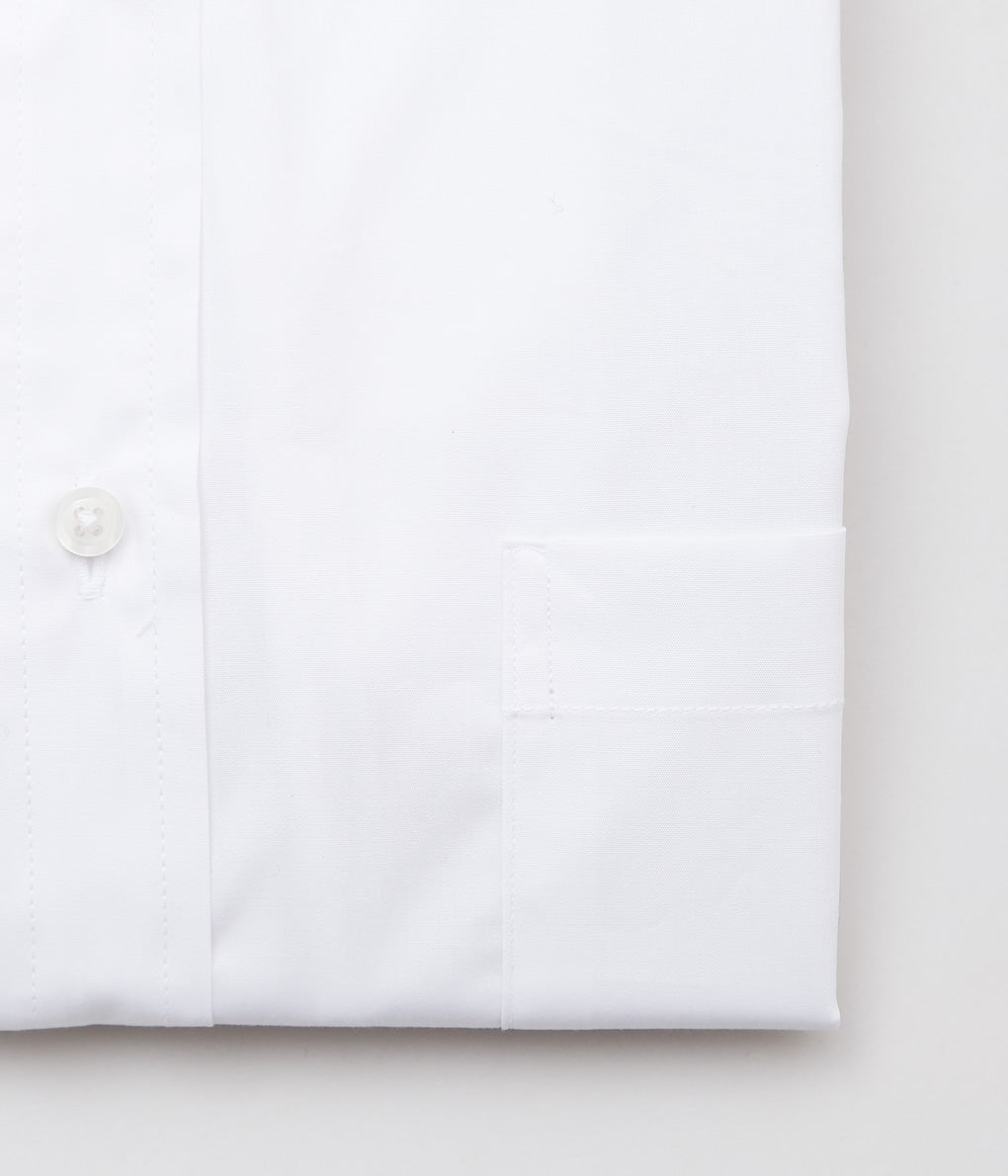 INDIVIDUALIZED SHIRTS ''PIMA BLOAD CLOTH (CLASSIC FIT H7SM MIDIUM SPREAD)'' (WHITE)