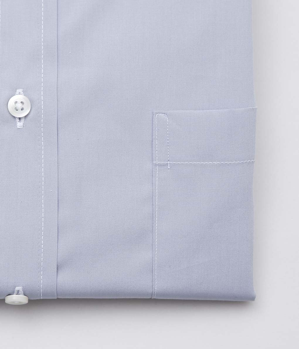 INDIVIDUALIZED SHIRTS ''PIMA BLOAD CLOTH (CLASSIC FIT H7SM MIDIUM SPREAD)'' (BLUE)