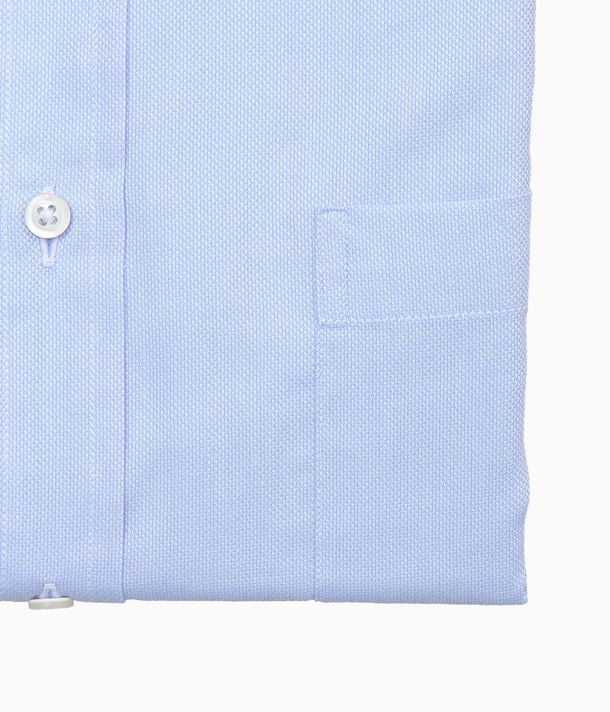 INDIVIDUALIZED SHIRTS ''PIMA DOBBY CLOTH(CLASSIC FIT BUTTON DOWN SHIRT)'' (BLUE)