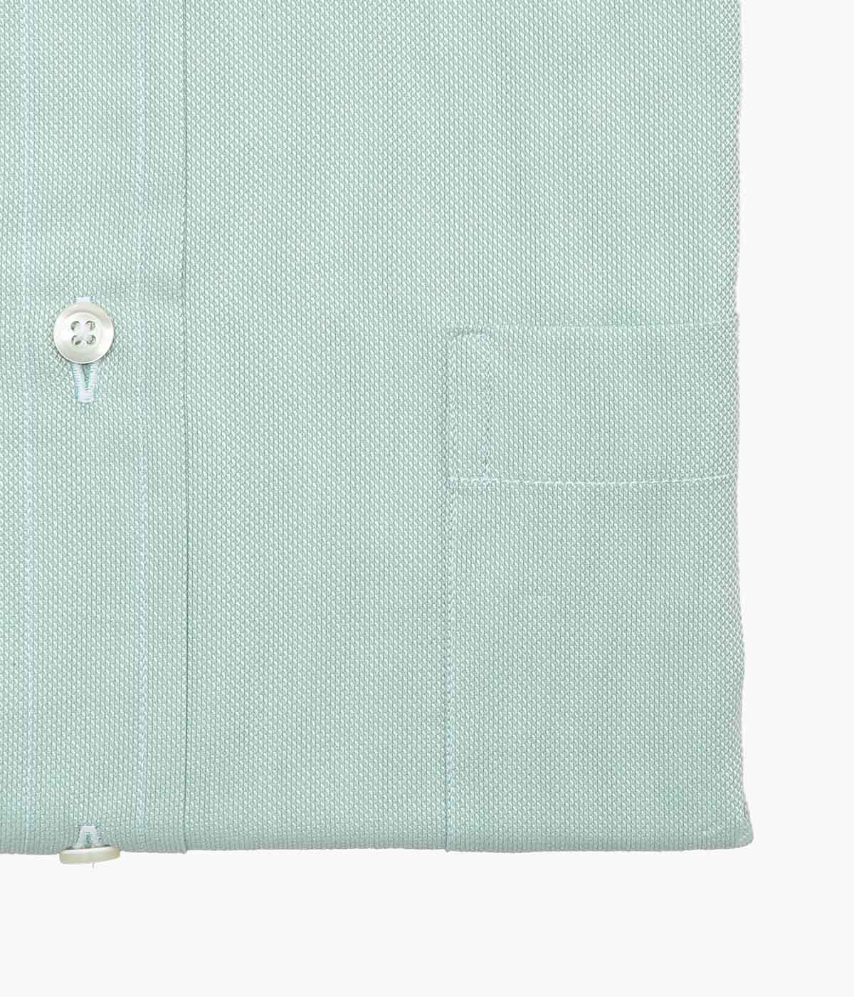 INDIVIDUALIZED SHIRTS ''PIMA DOBBY CLOTH(CLASSIC FIT BUTTON DOWN SHIRT)'' (GREEN)