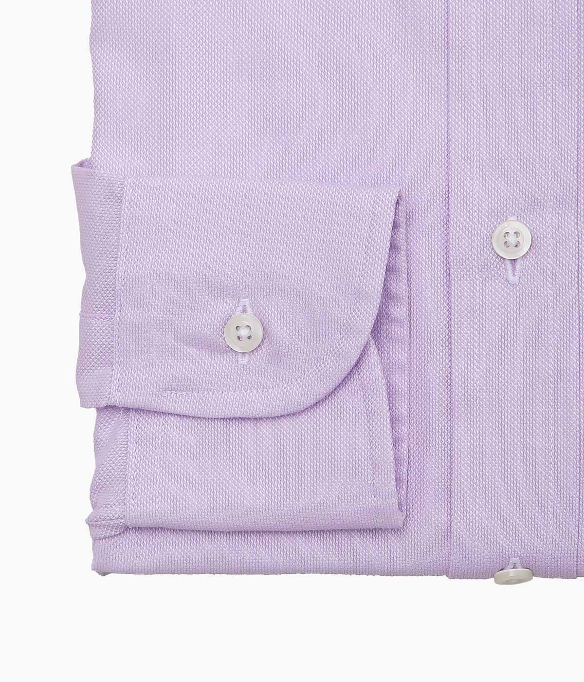 INDIVIDUALIZED SHIRTS ''PIMA DOBBY CLOTH(CLASSIC FIT BUTTON DOWN SHIRT)'' (LILAC)