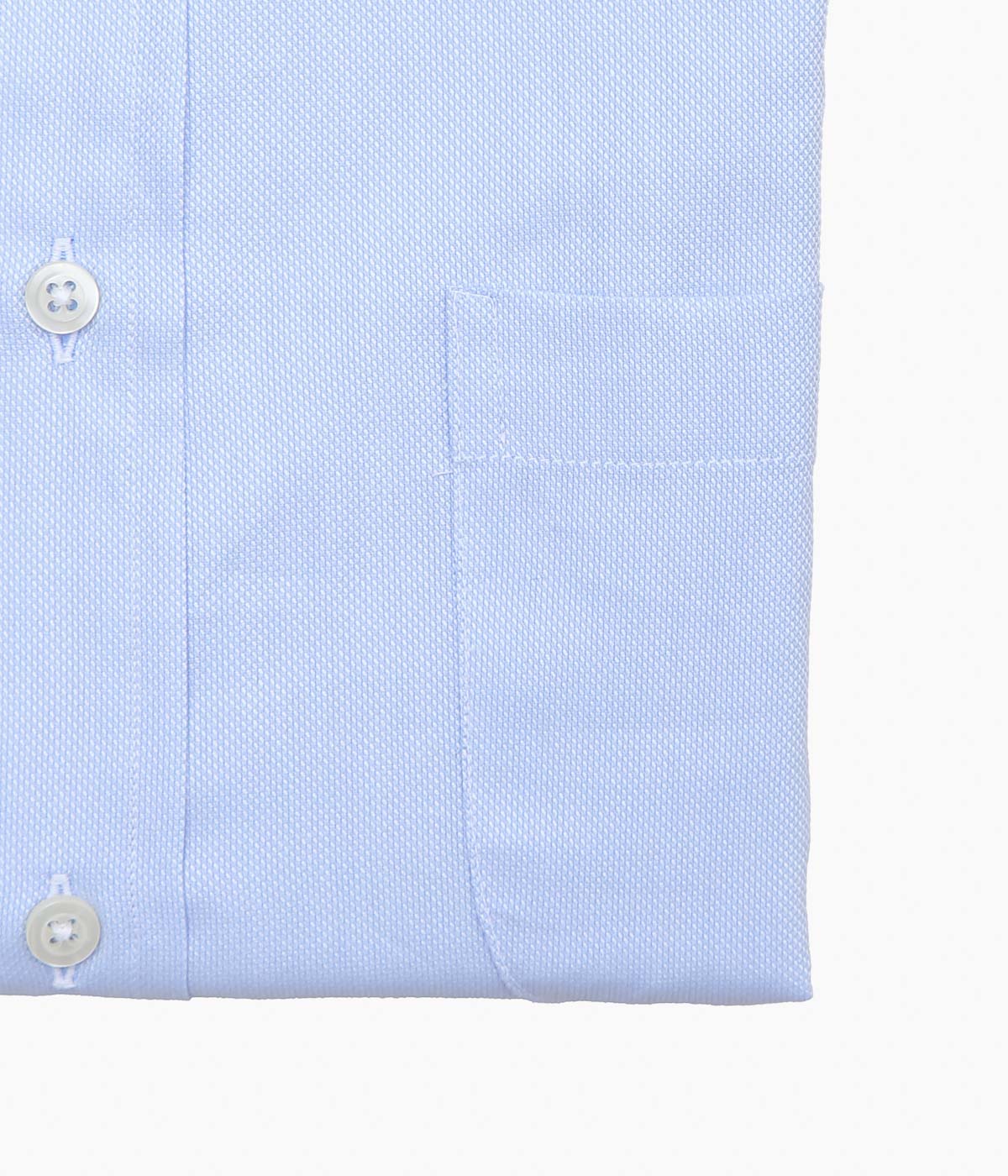 INDIVIDUALIZED SHIRTS ''PIMA DOBBY CLOTH(STANDARD FIT BUTTON DOWN SHIRT)'' (BLUE)