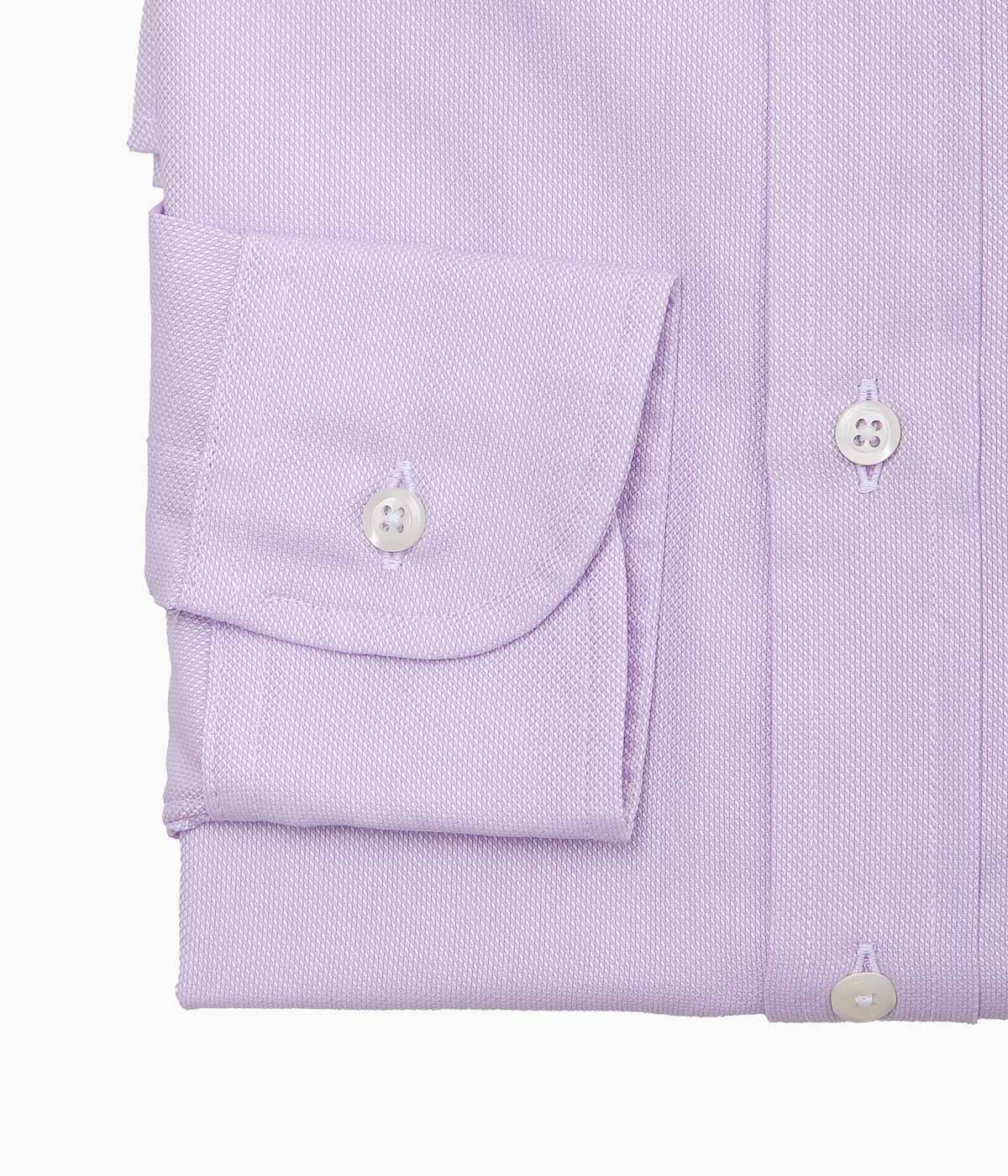 INDIVIDUALIZED SHIRTS ''PIMA DOBBY CLOTH(STANDARD FIT BUTTON DOWN SHIRT)'' (LILAC)