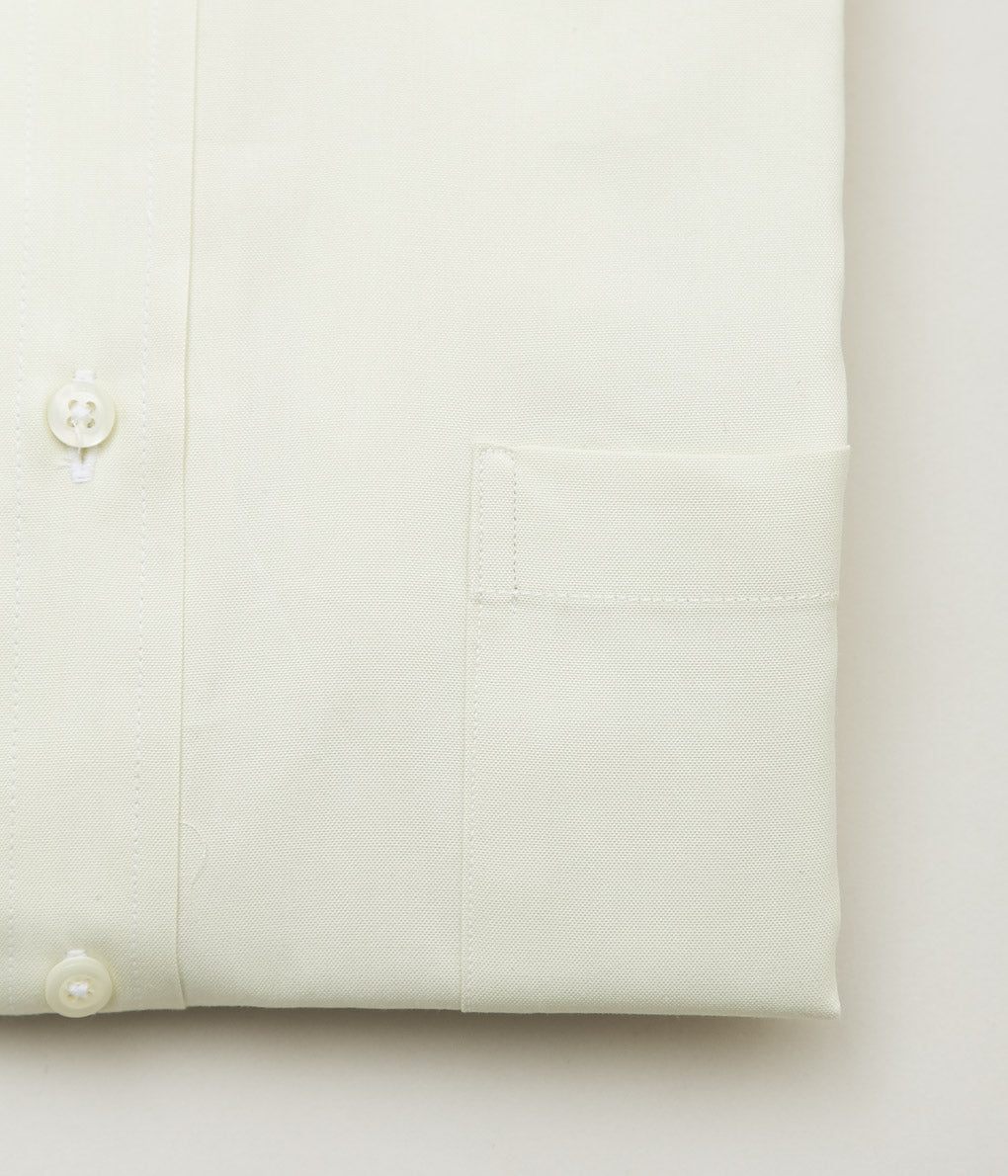 INDIVIDUALIZED SHIRTS ''PINPOINT OXFORD(CLASSIC FIT BUTTON DOWN SHIRT)'' (CREAM)