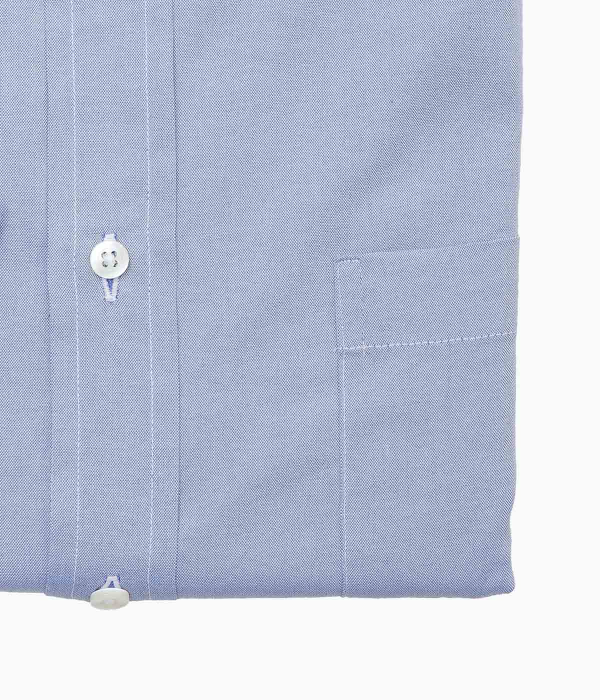 INDIVIDUALIZED SHIRTS ''PINPOINT OXFORD(CLASSIC FIT BUTTON DOWN SHIRT)'' (BLUE)