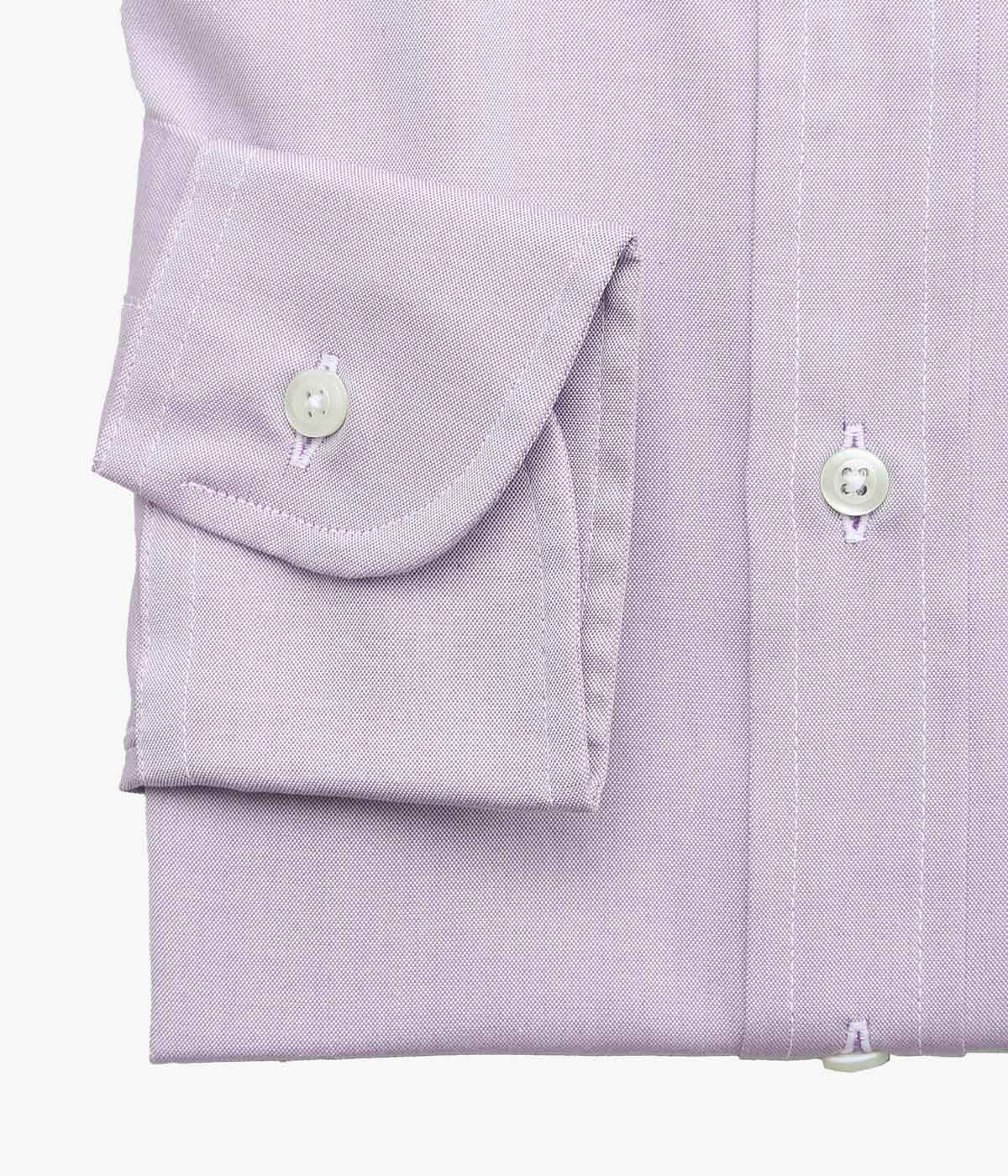INDIVIDUALIZED SHIRTS''PINPOINT OXFORD (CLASSIC FIT BUTTON DOWN SHIRT)'' (PURPLE)