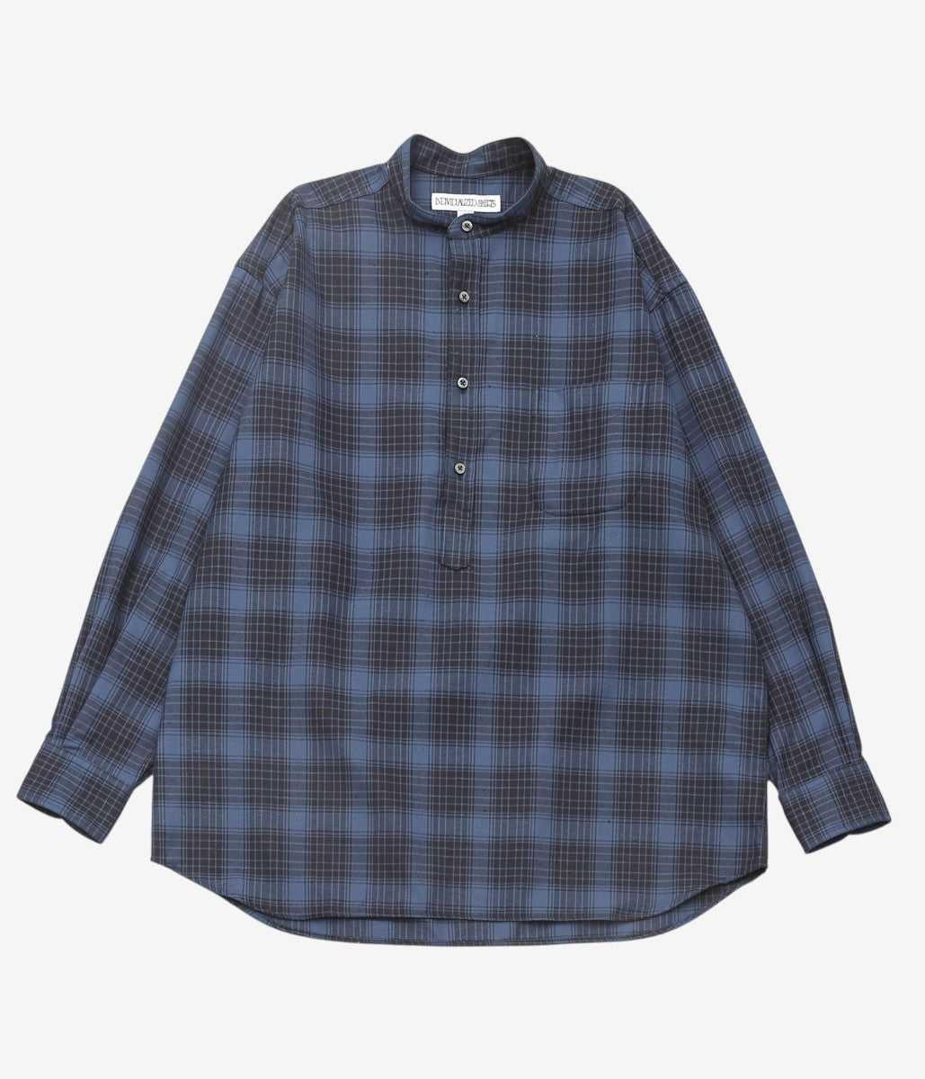 INDIVIDUALIZED SHIRTS ''POP OVER SHIRT'' (BLUE CHECK)