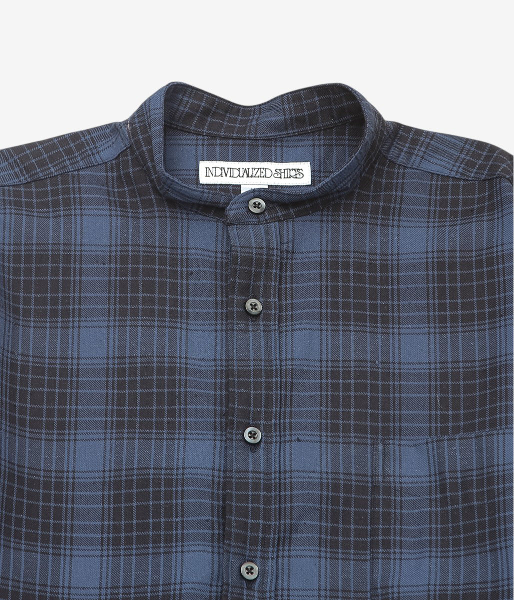 INDIVIDUALIZED SHIRTS ''POP OVER SHIRT'' (BLUE CHECK)