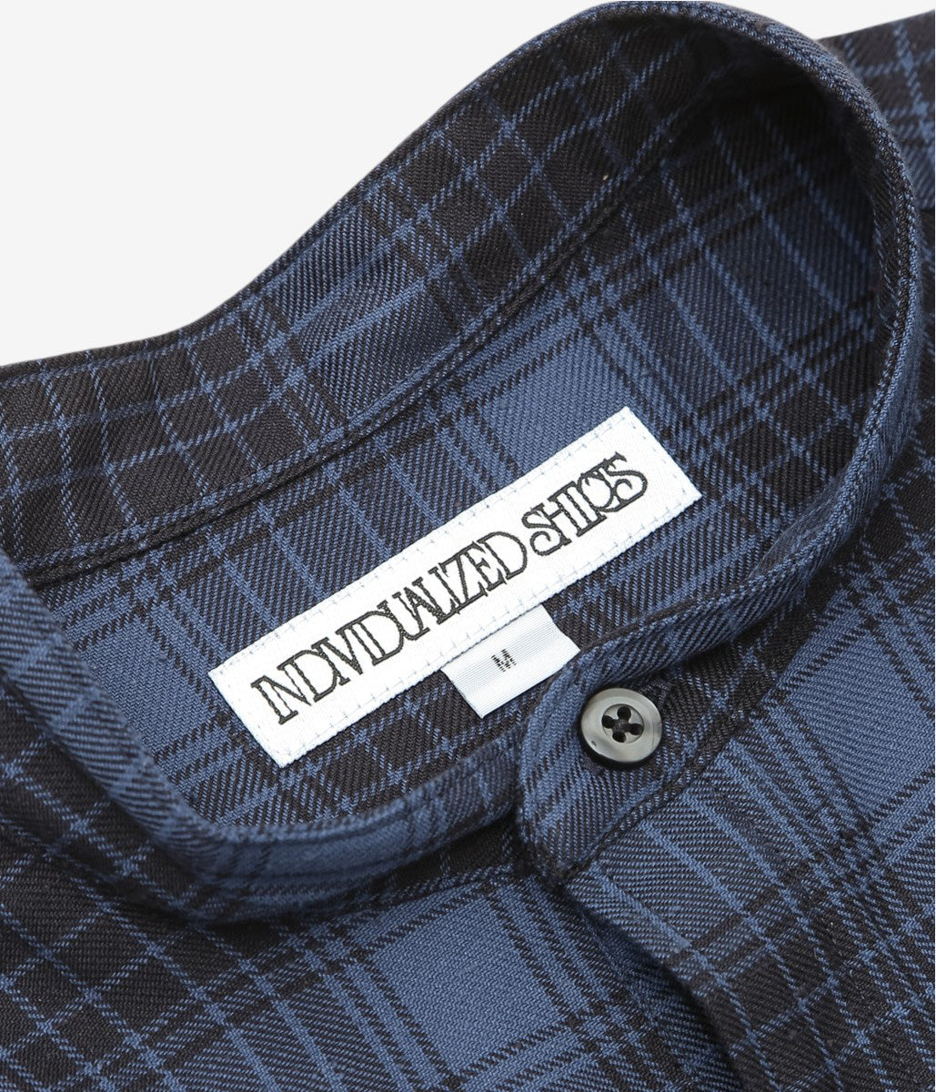 INDIVIDUALIZED SHIRTS ''POP OVER SHIRT'' (BLUE CHECK)