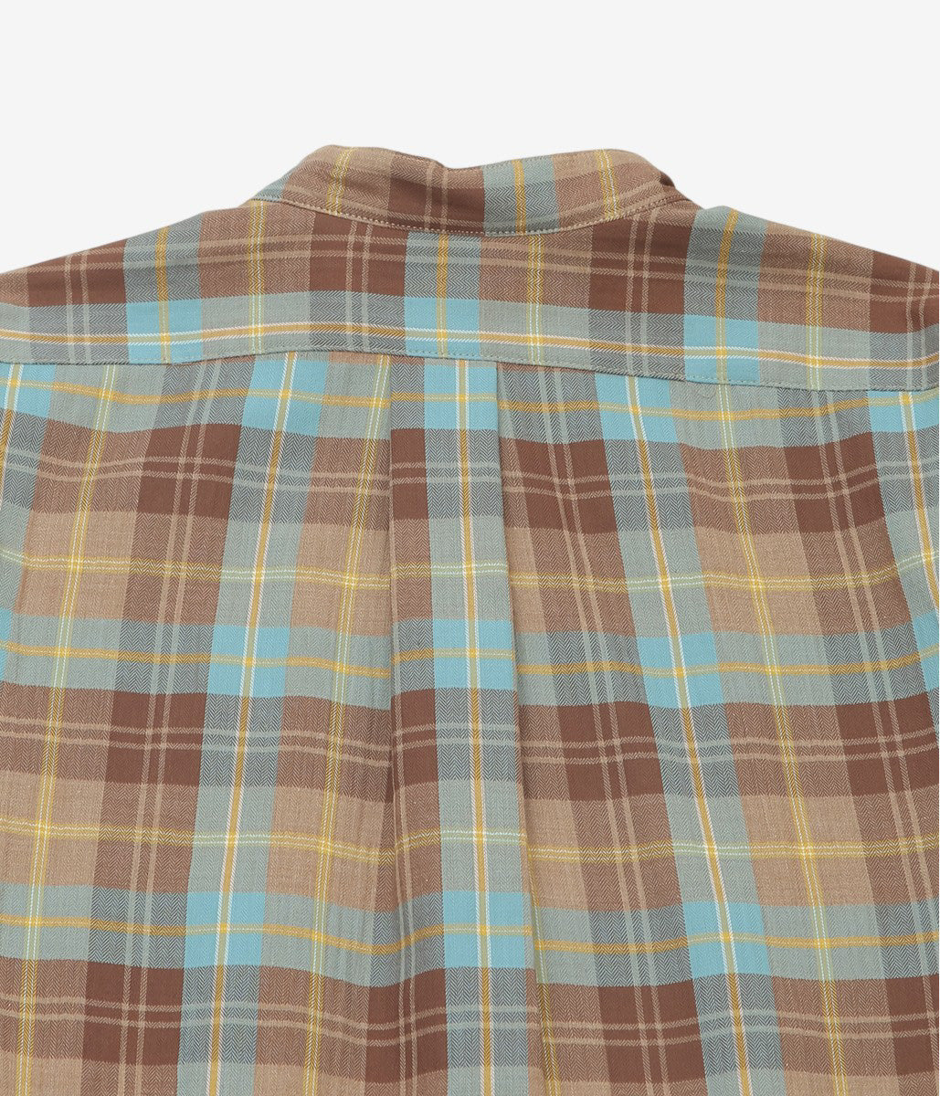 INDIVIDUALIZED SHIRTS ''POP OVER SHIRT'' (BROWN/BLUE/YELLOW)
