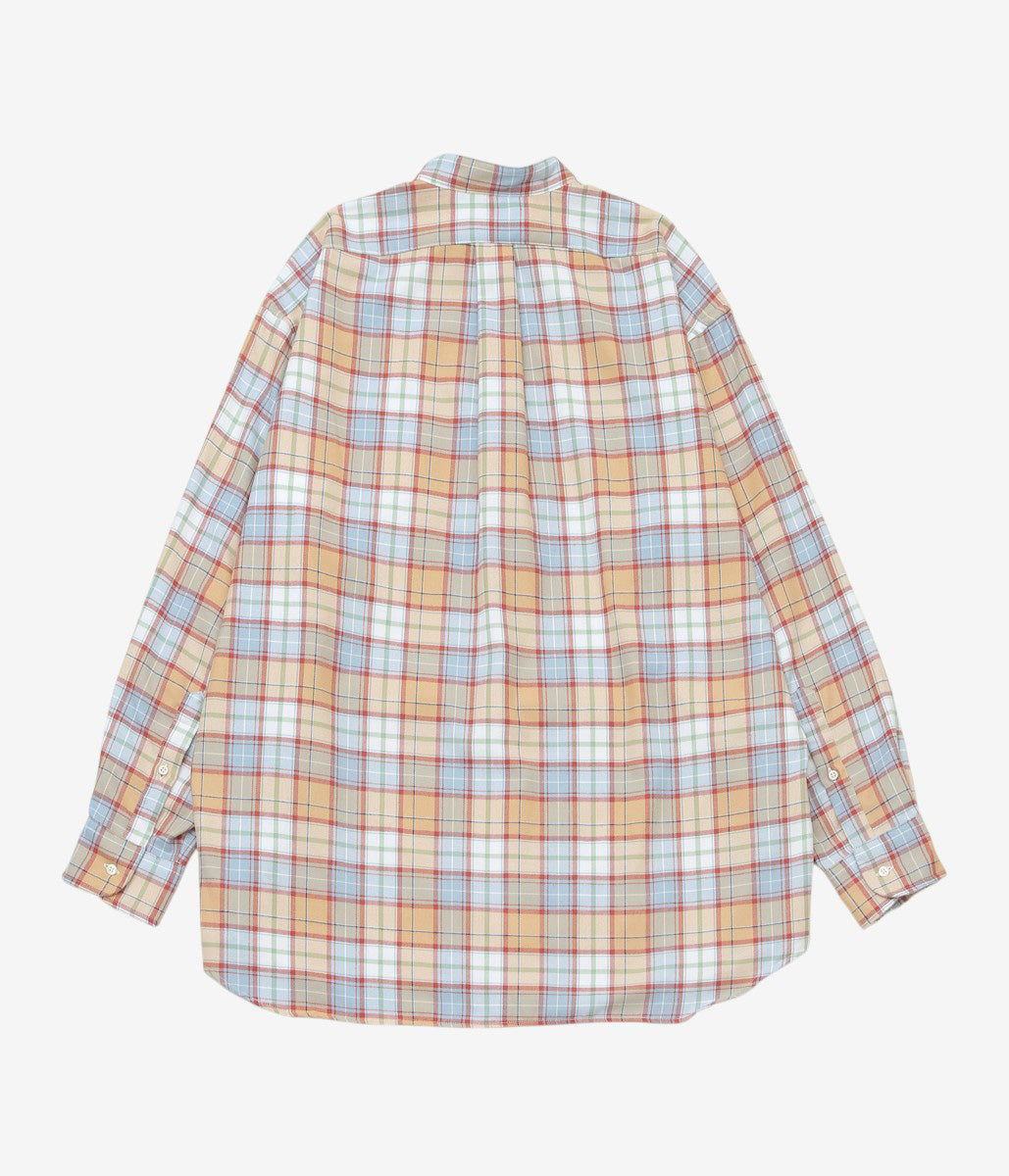 INDIVIDUALIZED SHIRTS ''POP OVER SHIRT'' (CRAEM/BLUE)