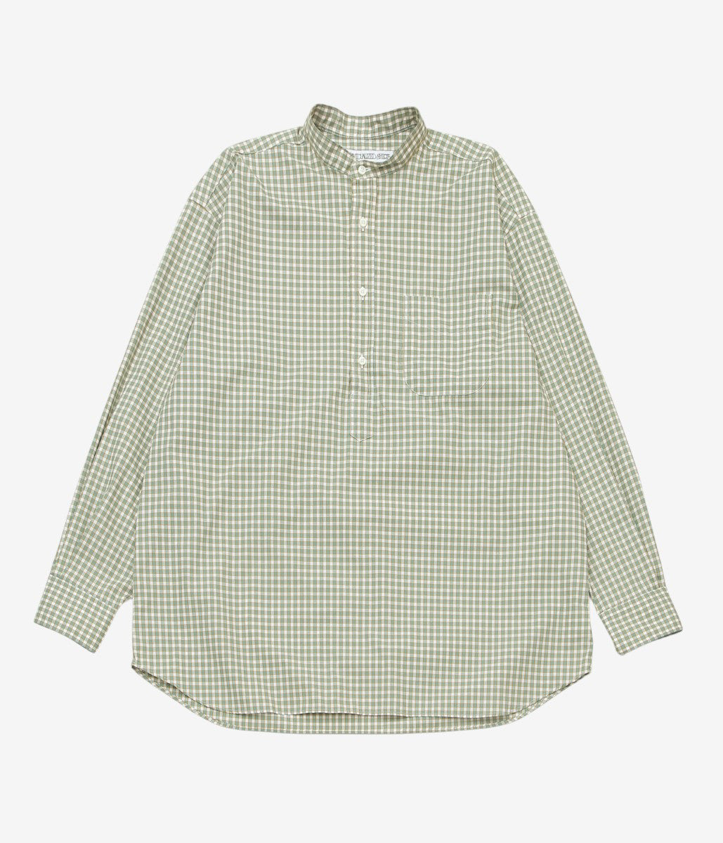 INDIVIDUALIZED SHIRTS ''POP OVER SHIRT'' (GREEN/WHITE)