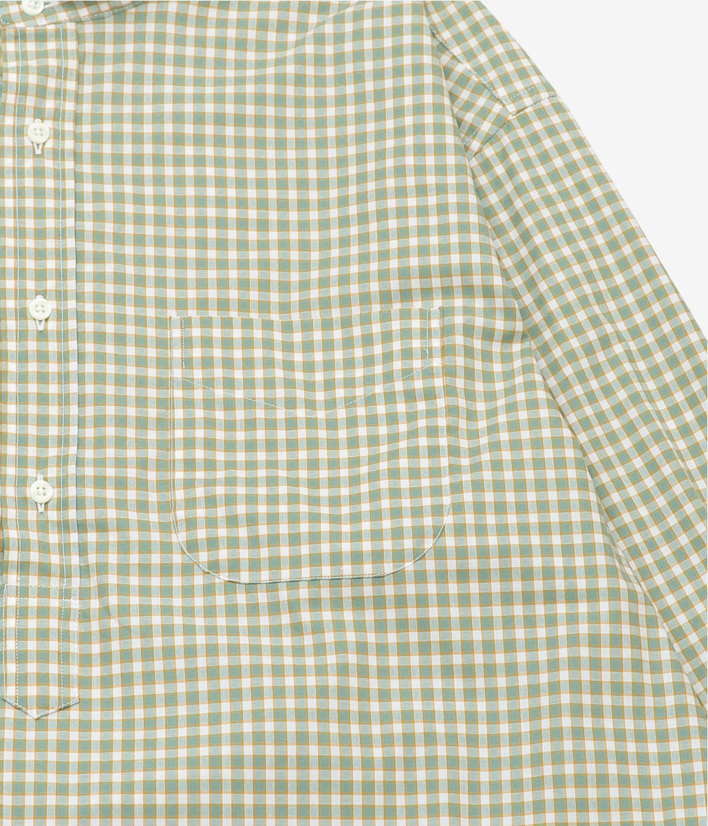 INDIVIDUALIZED SHIRTS ''POP OVER SHIRT'' (GREEN/WHITE)