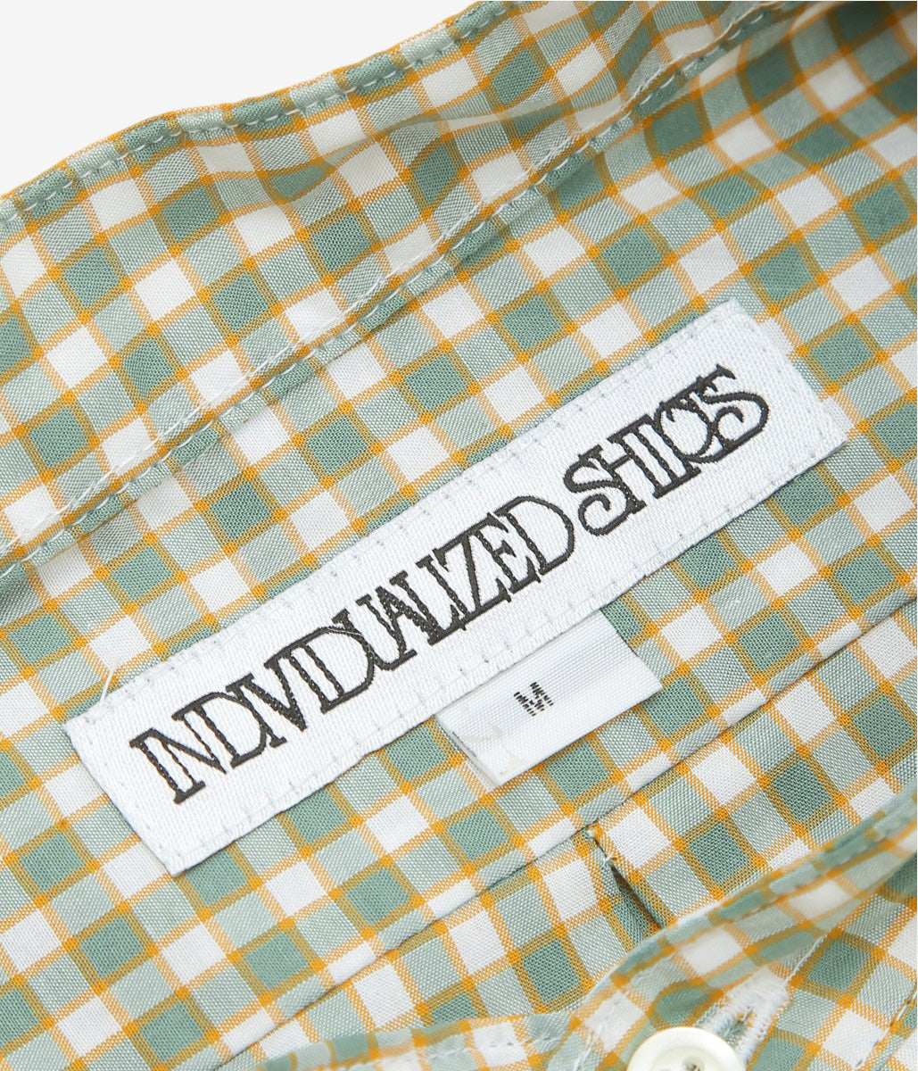 INDIVIDUALIZED SHIRTS ''POP OVER SHIRT'' (GREEN/WHITE)