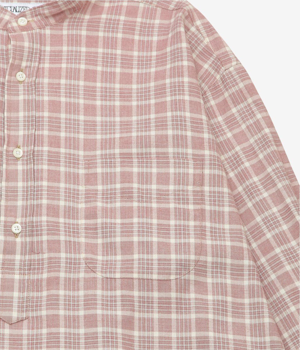 INDIVIDUALIZED SHIRTS ''POP OVER SHIRT'' (L.RED CHECK)