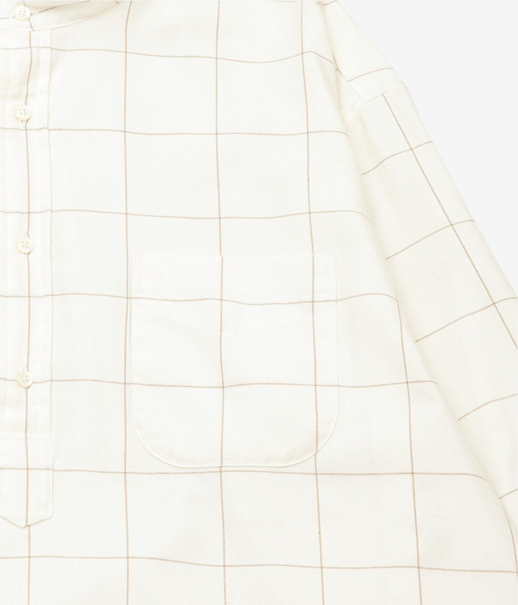 INDIVIDUALIZED SHIRTS ''POP OVER SHIRT'' (OFF WHITE)