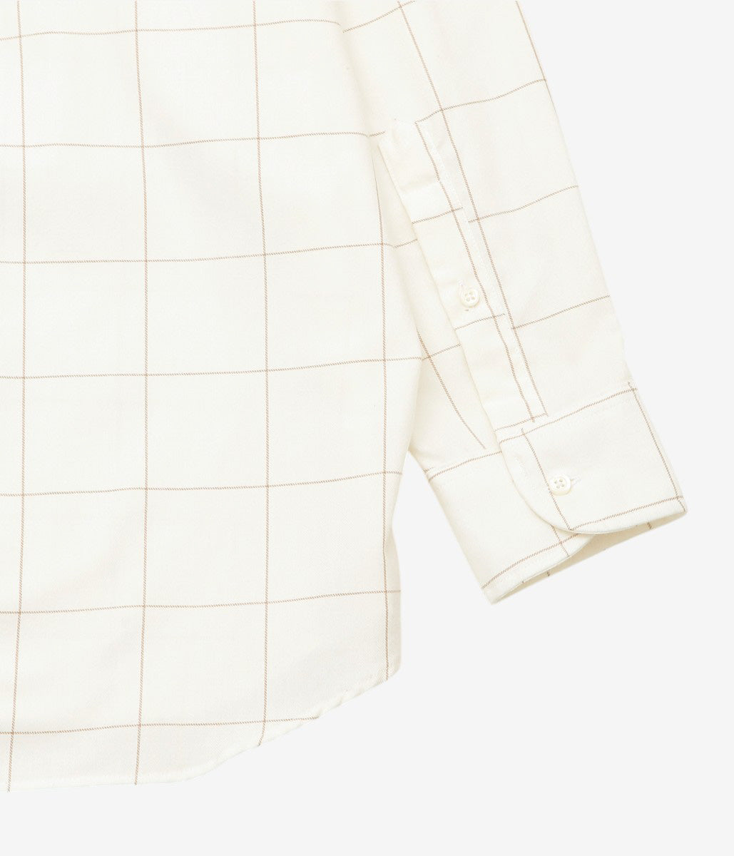 INDIVIDUALIZED SHIRTS ''POP OVER SHIRT'' (OFF WHITE)