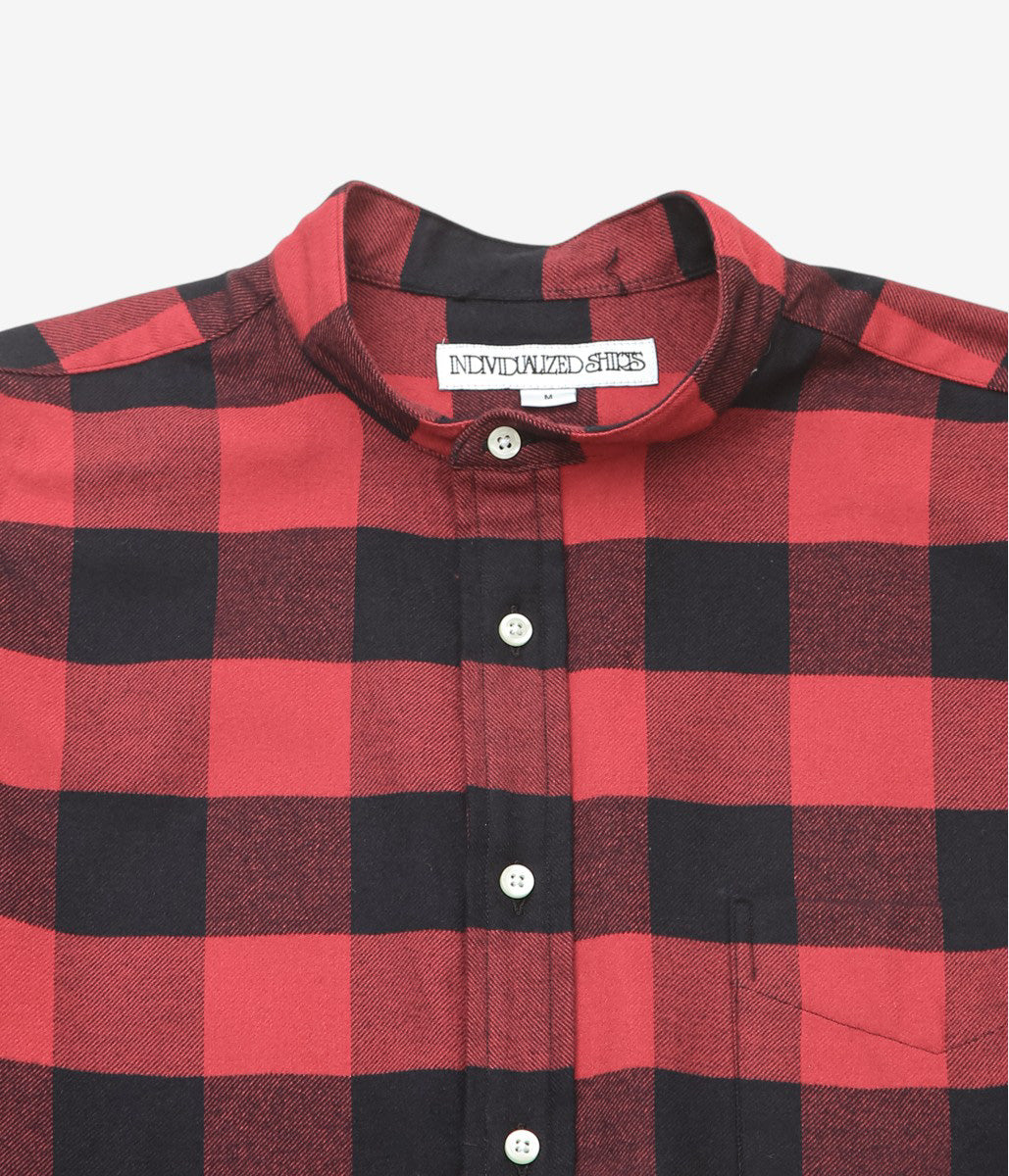 INDIVIDUALIZED SHIRTS ''POP OVER SHIRT'' (RED CHECK)