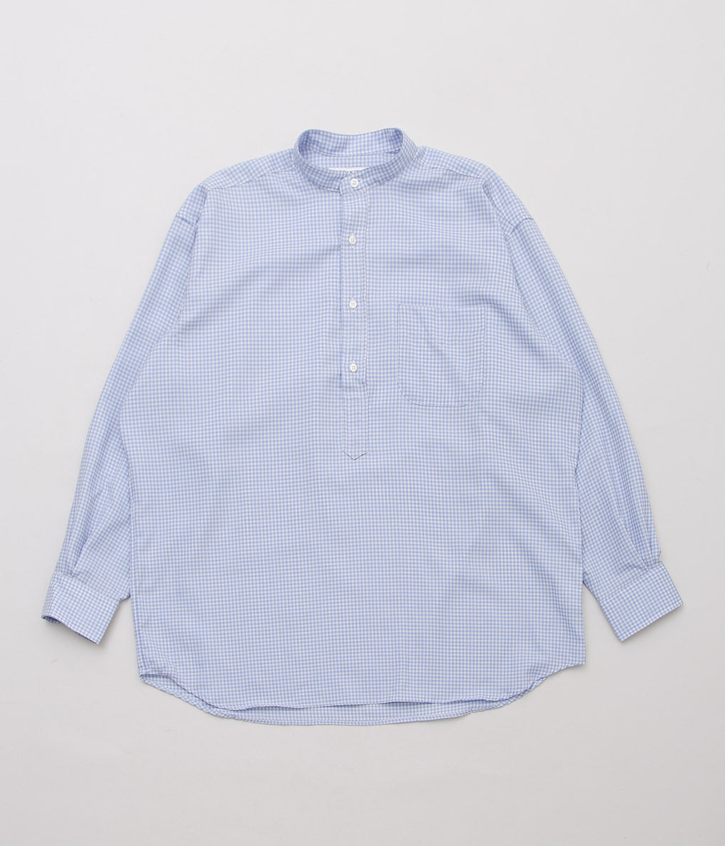 INDIVIDUALIZED SHIRTS ''POP OVER SUPER 130'S WOOL'' (BLUE GINGHAM)