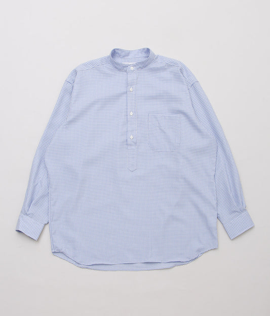 INDIVIDUALIZED SHIRTS ''POP OVER SUPER 130'S WOOL'' (BLUE GINGHAM)