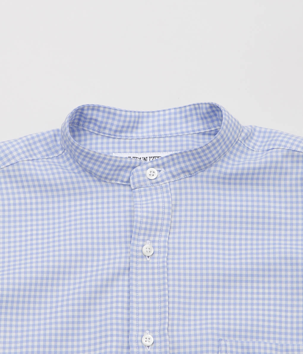 INDIVIDUALIZED SHIRTS ''POP OVER SUPER 130'S WOOL'' (BLUE GINGHAM)