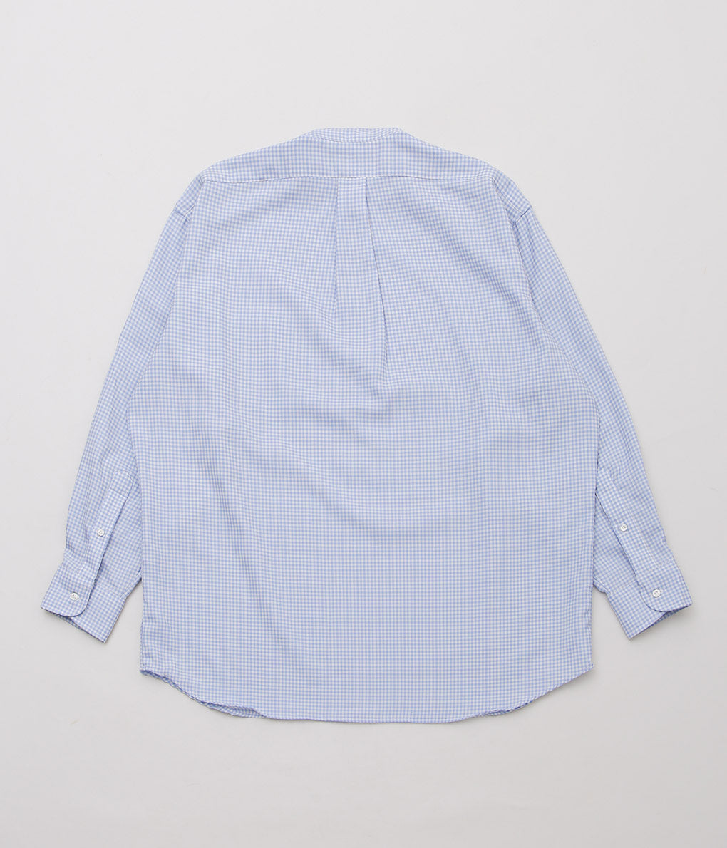 INDIVIDUALIZED SHIRTS ''POP OVER SUPER 130'S WOOL'' (BLUE GINGHAM)