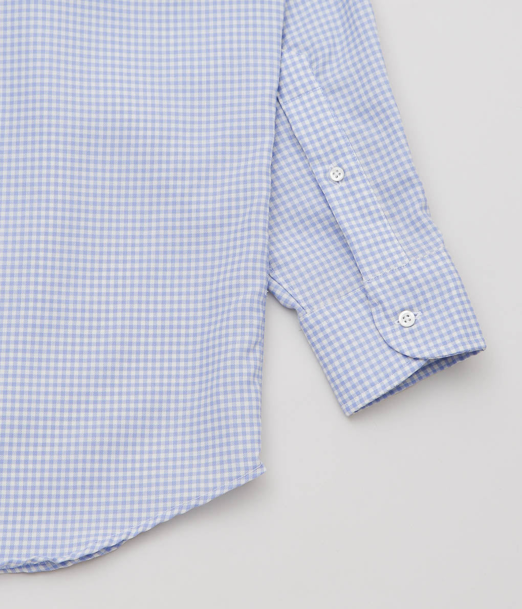 INDIVIDUALIZED SHIRTS ''POP OVER SUPER 130'S WOOL'' (BLUE GINGHAM)