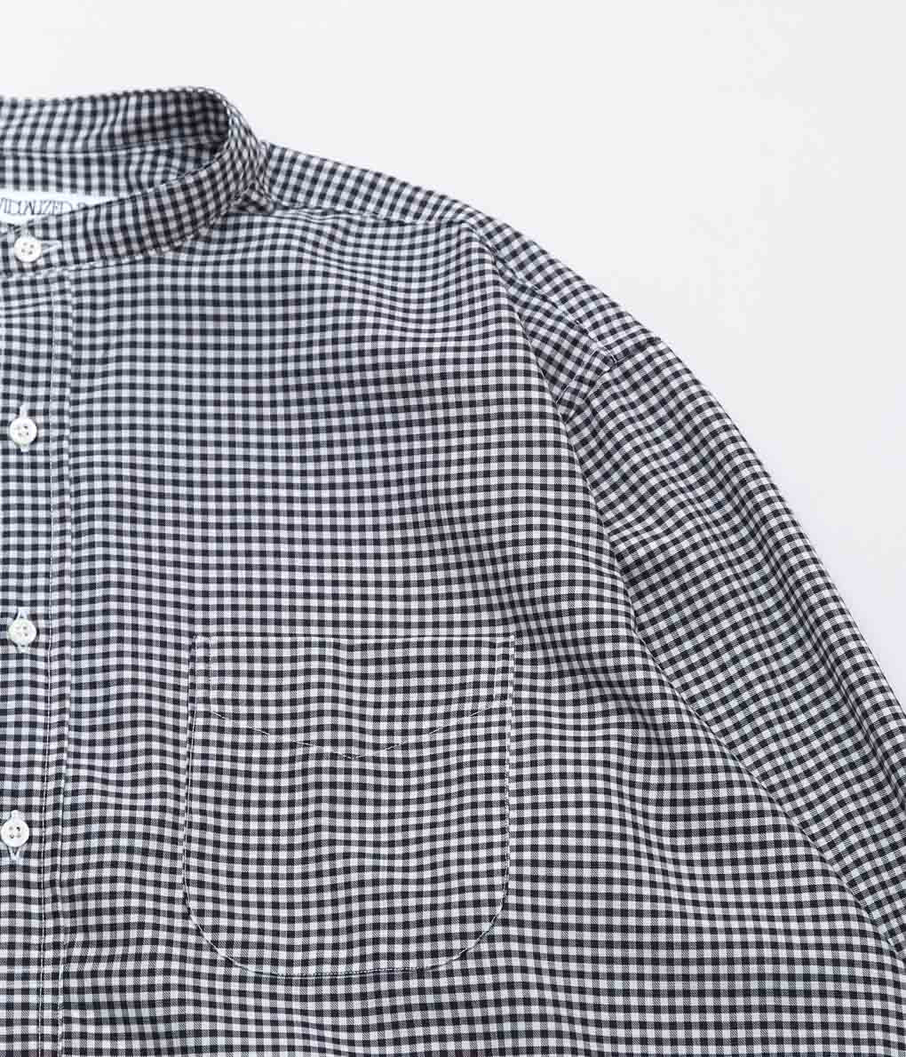 INDIVIDUALIZED SHIRTS ''POP OVER SUPER 130'S WOOL'' (NAVY GINGHAM)