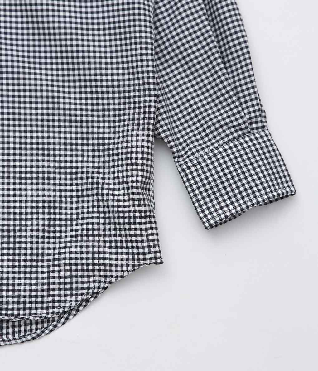 INDIVIDUALIZED SHIRTS ''POP OVER SUPER 130'S WOOL'' (NAVY GINGHAM)