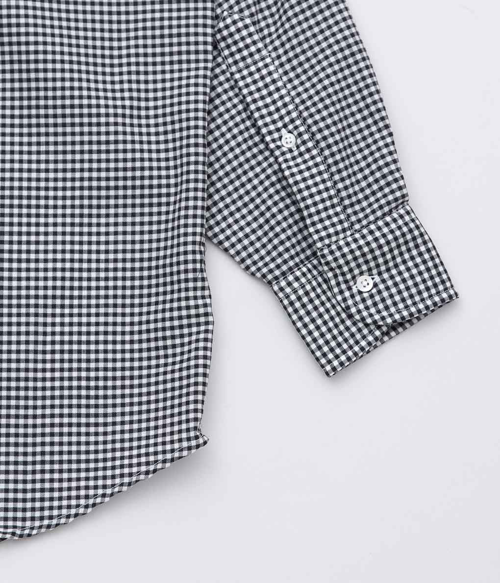 INDIVIDUALIZED SHIRTS ''POP OVER SUPER 130'S WOOL'' (NAVY GINGHAM)