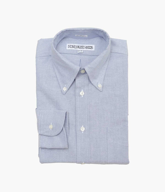 INDIVIDUALIZED SHIRTS ''REGATTA OXFORD(RELAXED FIT BUTTON DOWN SHIRT)'' (BLUE)