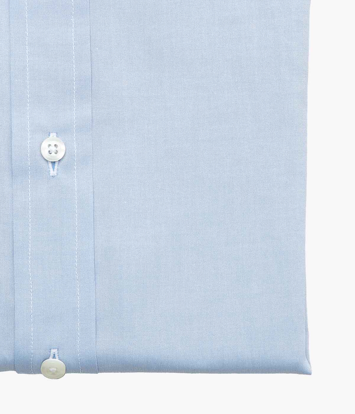 INDIVIDUALIZED SHIRTS ''SEA ISLAND PINPOINT OXFORD(CLASSIC FIT JFK COLLAR)'' (BLUE)