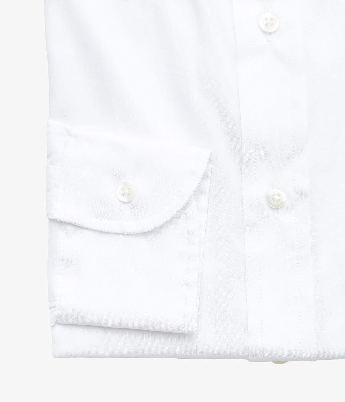 INDIVIDUALIZED SHIRTS ''SEA ISLAND PINPOINT OXFORD(CLASSIC FIT JFK COLLAR)'' (WHITE)