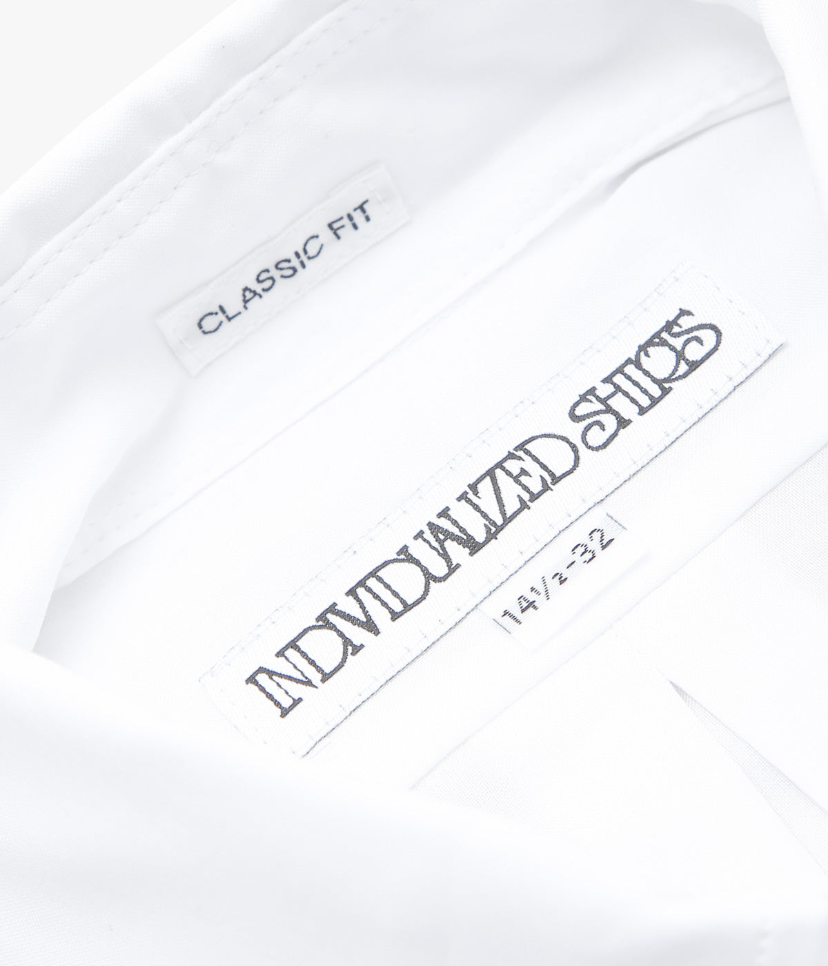 INDIVIDUALIZED SHIRTS ''SEA ISLAND PINPOINT OXFORD(CLASSIC FIT JFK COLLAR)'' (WHITE)