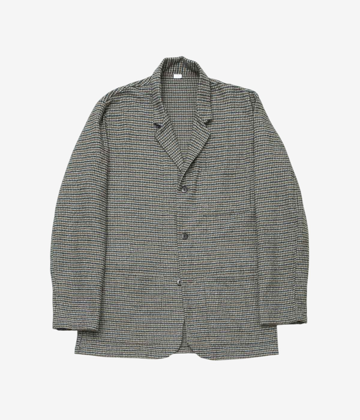 INDIVIDUALIZED SHIRTS "TAILORED LOUNGER JACKET" (FLANNEL BROWN)