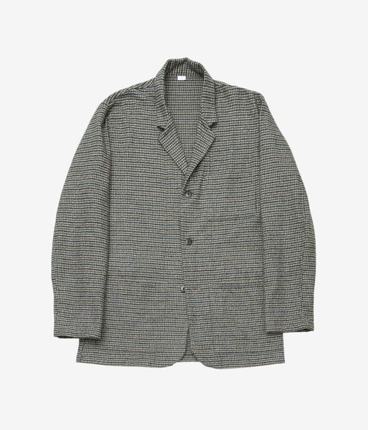 INDIVIDUALIZED SHIRTS "TAILORED LOUNGER JACKET" (FLANNEL BROWN)