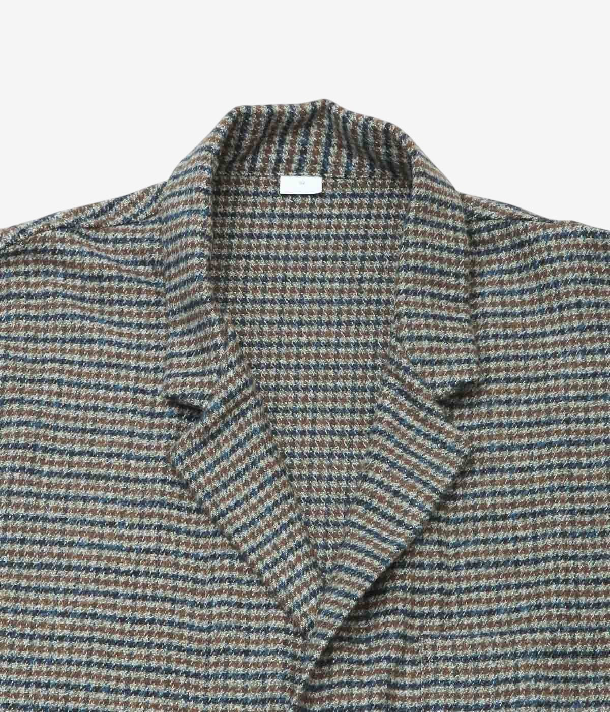 INDIVIDUALIZED SHIRTS "TAILORED LOUNGER JACKET" (FLANNEL BROWN)