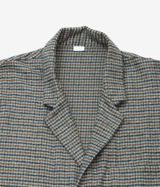 INDIVIDUALIZED SHIRTS "TAILORED LOUNGER JACKET" (FLANNEL BROWN)