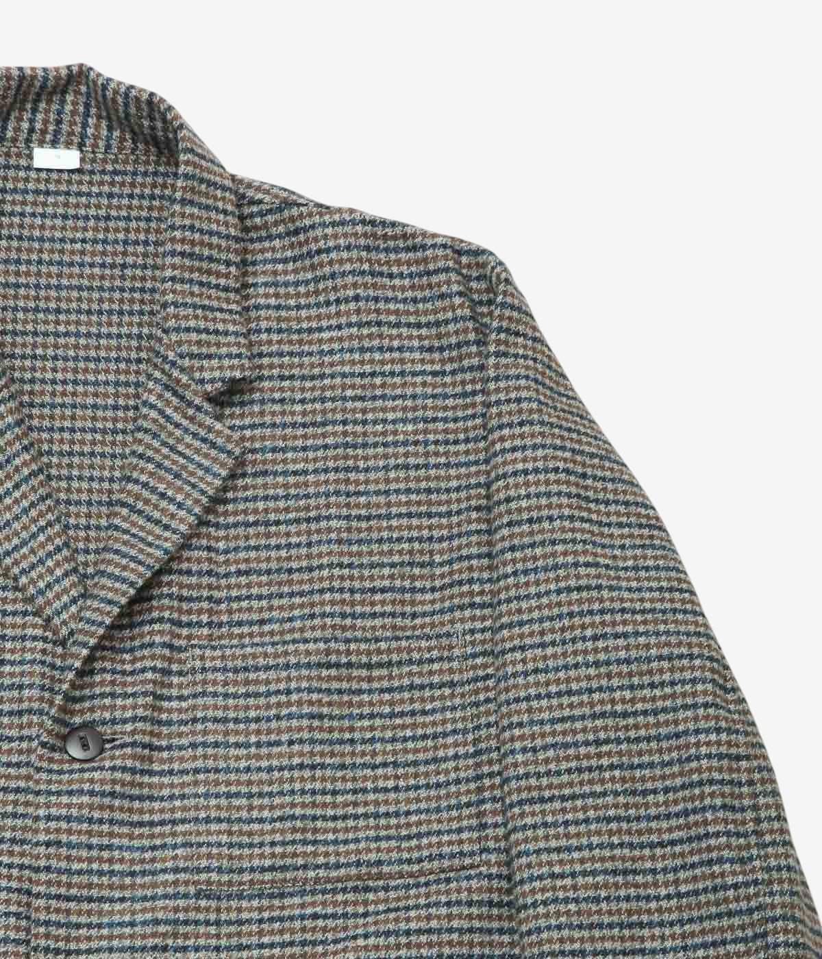 INDIVIDUALIZED SHIRTS "TAILORED LOUNGER JACKET" (FLANNEL BROWN)