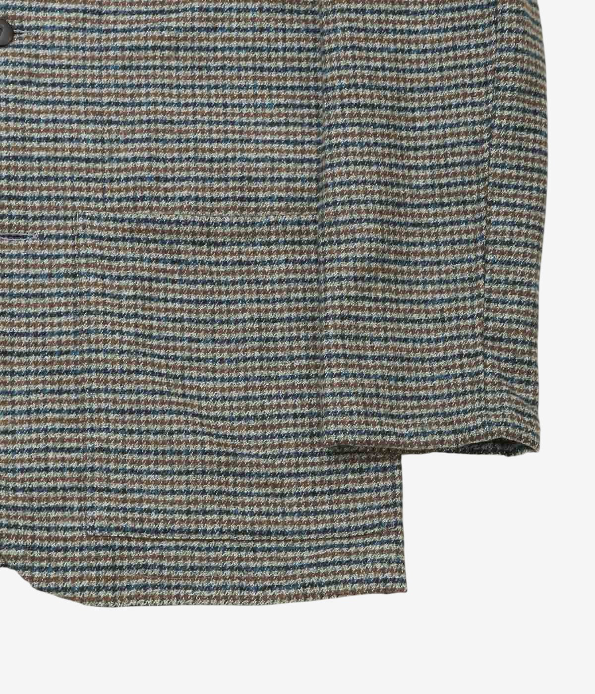 INDIVIDUALIZED SHIRTS "TAILORED LOUNGER JACKET" (FLANNEL BROWN)