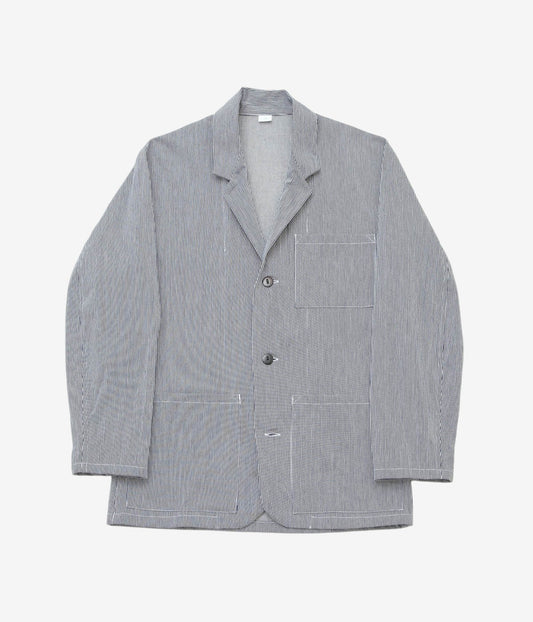 INDIVIDUALIZED SHIRTS ''TAILORED LOUNGER JACKET'' (HICKORY NAVY)