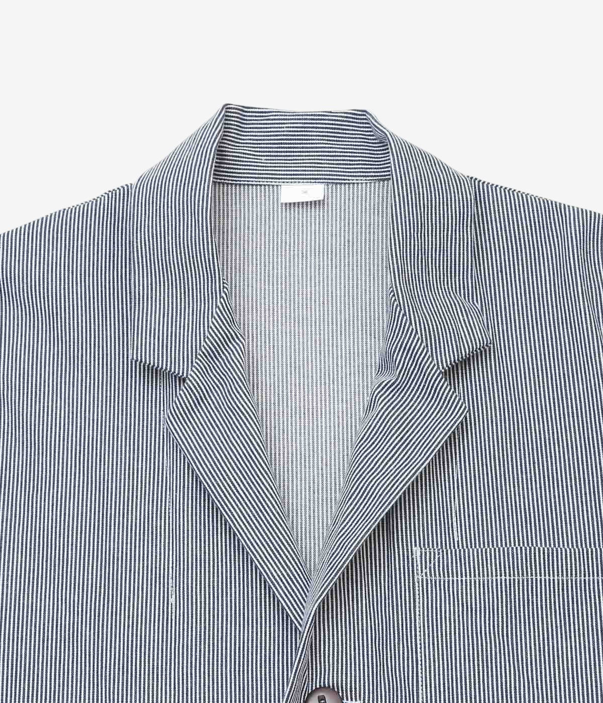 INDIVIDUALIZED SHIRTS "TAILORED LOUNGER JACKET" (HICKORY NAVY)