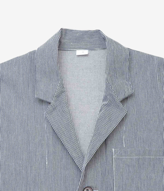 INDIVIDUALIZED SHIRTS "TAILORED LOUNGER JACKET" (HICKORY NAVY)