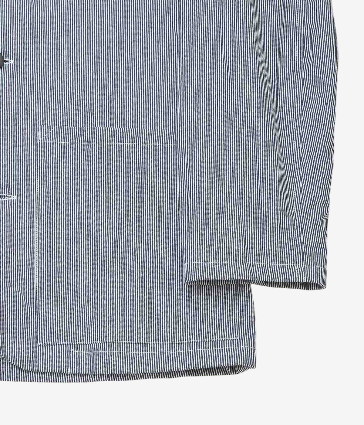 INDIVIDUALIZED SHIRTS "TAILORED LOUNGER JACKET" (HICKORY NAVY)