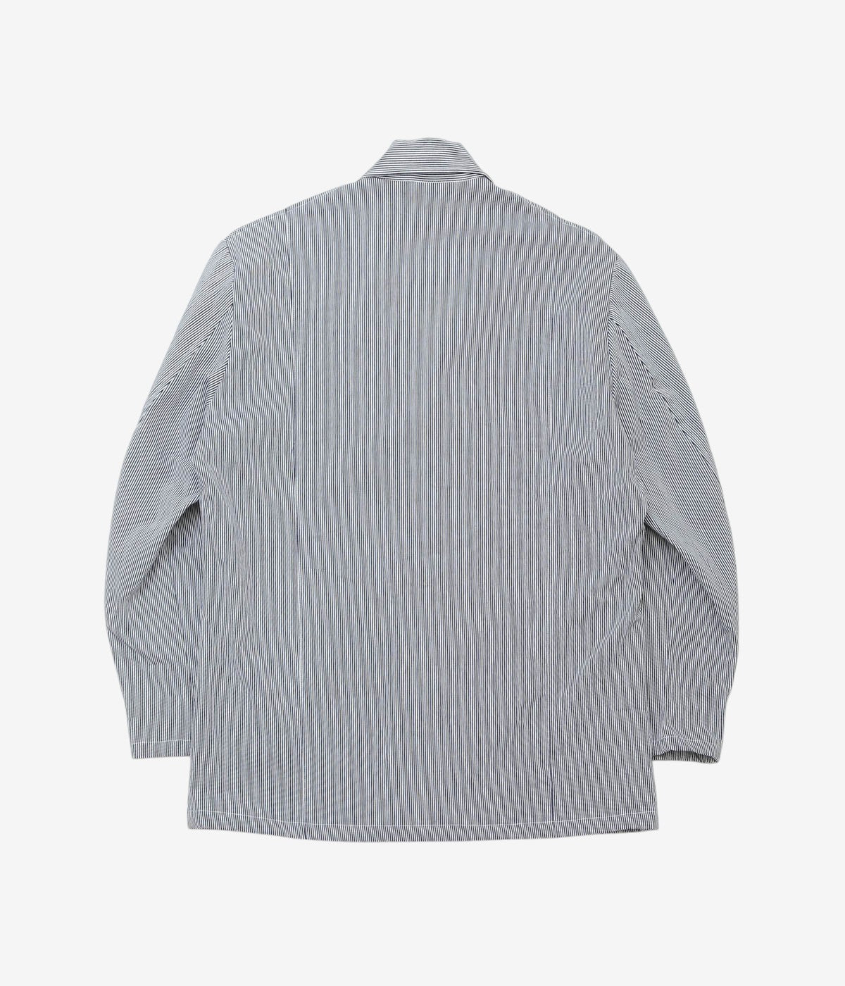 INDIVIDUALIZED SHIRTS "TAILORED LOUNGER JACKET" (HICKORY NAVY)