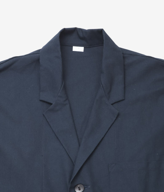 INDIVIDUALIZED SHIRTS "TAILORED LOUNGER JACKET" (SOLID NAVY)