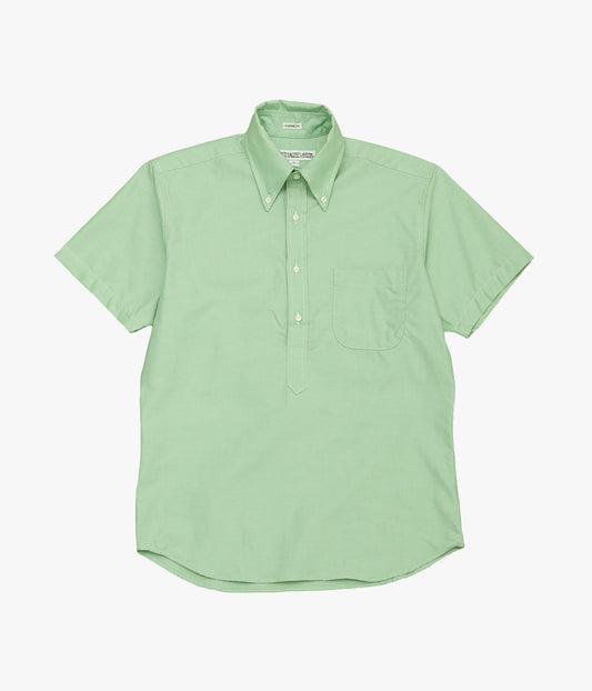 INDIVIDUALIZED SHIRTS ''THE IVY POPOVER SHORT SLEEVE SHIRTS'' (GREEN)