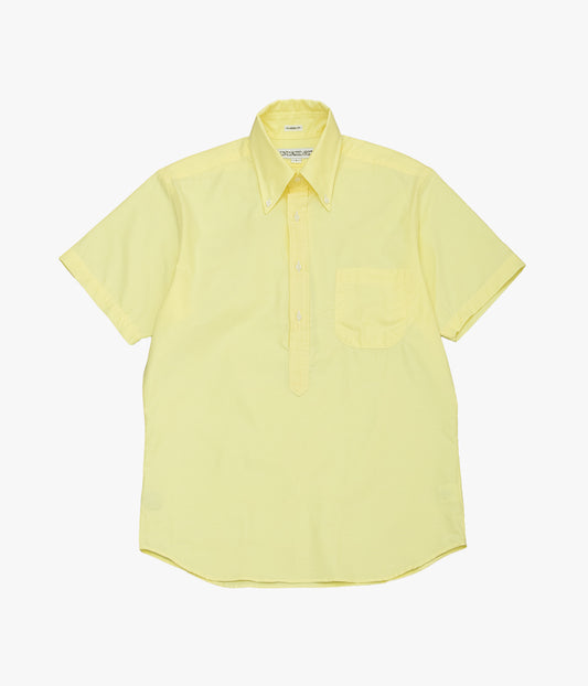 INDIVIDUALIZED SHIRTS ''THE IVY POPOVER SHORT SLEEVE SHIRTS'' (YELLOW)