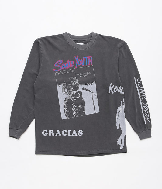 INSONNIA PROJECTS ''MULTI PRINT LS TEE TYPE-B'' (BLACK)