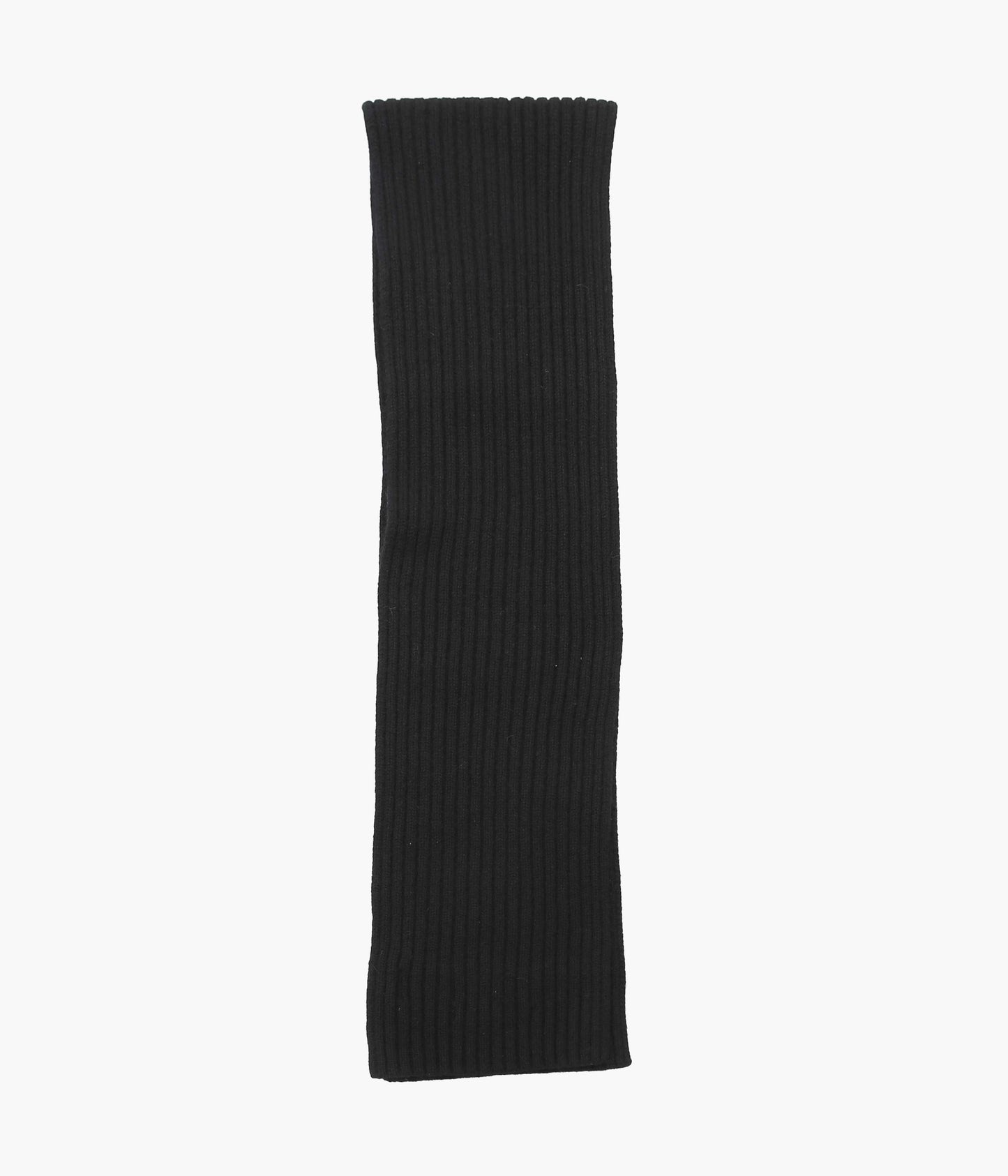INVERALLAN ''CASHMERE RIB SCARF'' (BLACK)